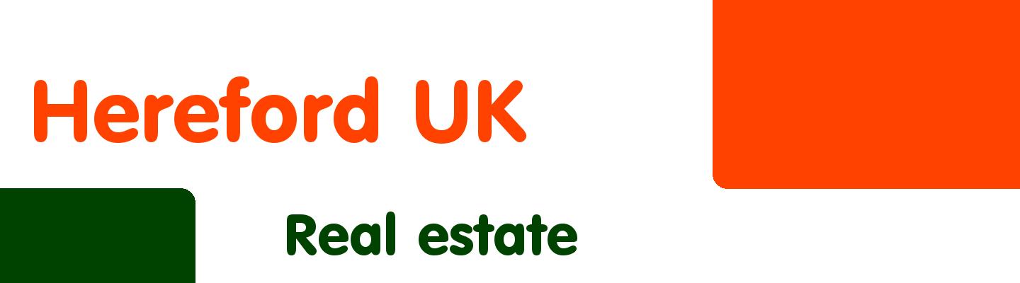 Best real estate in Hereford UK - Rating & Reviews